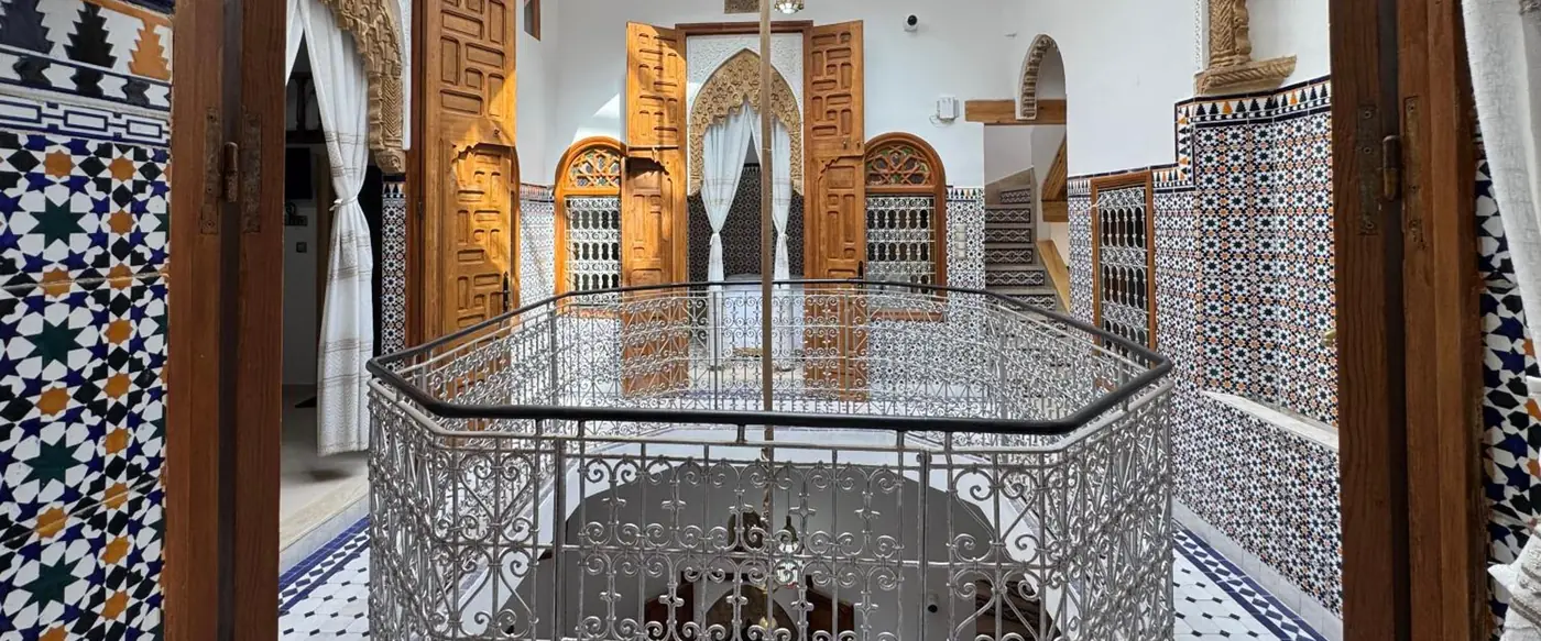 La galerie autour du puits