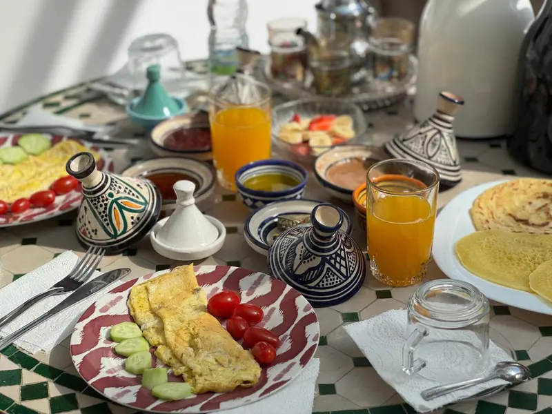 Le petit-déjeuner de la maison
